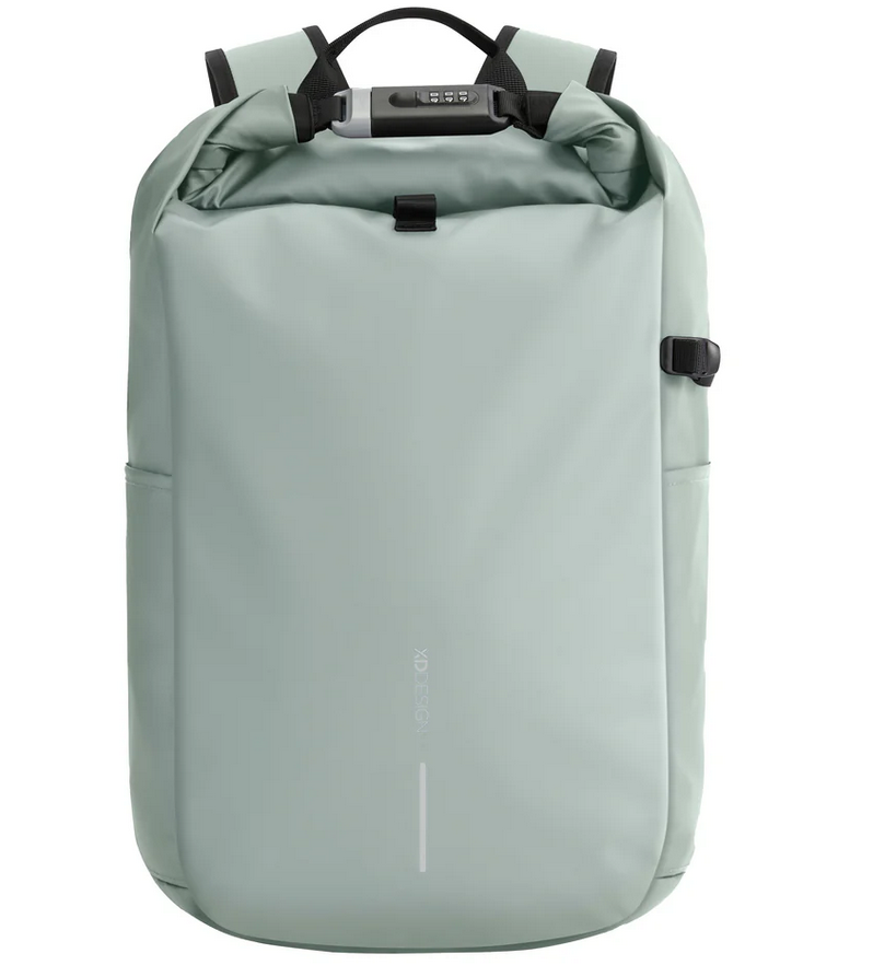 XD-Design Urban wasserabweisender Anti-Diebstahl Rucksack  Iceberg green, schwarz
