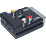Adapter, Scartstecker - 3 x Cinchkupplung + 4 Pol Hosiden- (22224084)