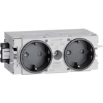 Hager Brüstungskanal Einsteckmodul (B x H x T) 120 x 50 x 61 mm GS20009011 1 St. Graphitschwarz (RAL 9011) (GS20009011)