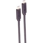 shiverpeaks ®-BASIC-S--USB-C Verbindungskabel, USB Kabel Typ-C Stecker auf Typ C Stecker, 4.0 Gen 3x2, 240W, 1,5m (BS13-63155)
