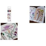 uni-ball Fineliner EMOTT, 5er Set "Secret Garden" pigmentierte Tinte auf Wasserbasis, dokumentenecht, starke, - 1 Stück (PEMSY/5 20)