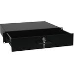 OMNITRONIC Rackschublade mit Schloss 2HE (30100952)