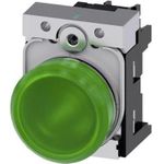 Siemens Meldeleuchte Hochglanz Grün 24 V/AC, 24 V/DC SIRIUS ACT 3SU1152-6AA40-1AA0 1 St. (3SU1152-6AA40-1AA0)