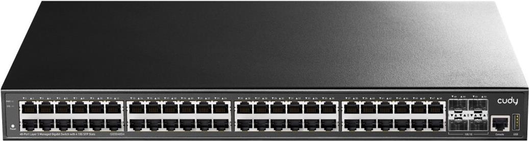 Cudy GS5048S4 Netzwerk-Switch Managed L3 Gigabit Ethernet (10/100/1000) Schwarz (GS5048S4)