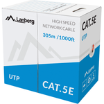 Lanberg LCU5-10CC-0305-R Netzwerkkabel 305 m Cat5e U/UTP (UTP) Rot (LCU5-10CC-0305-R)