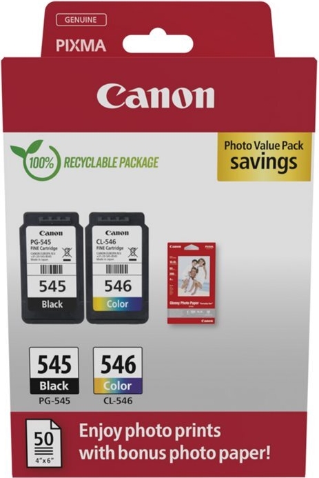 CANON PG-545/CL-546 Ink Cartridge PVP SEC (8287B009)