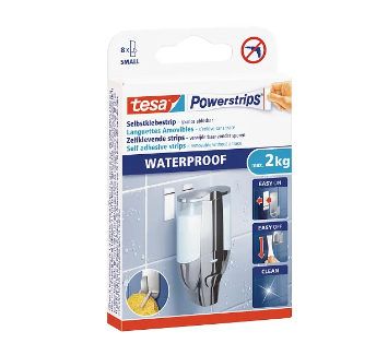 tesa Powerstrips 59700-00500-04 Large Waterproof 2 kg Weiß
