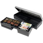Safescan Kassenschublade HD-4617C schwarz/silber - 8 Münzfächer / 8 Geldscheinfächer, Einsatz herausnehmbar (121-0567)