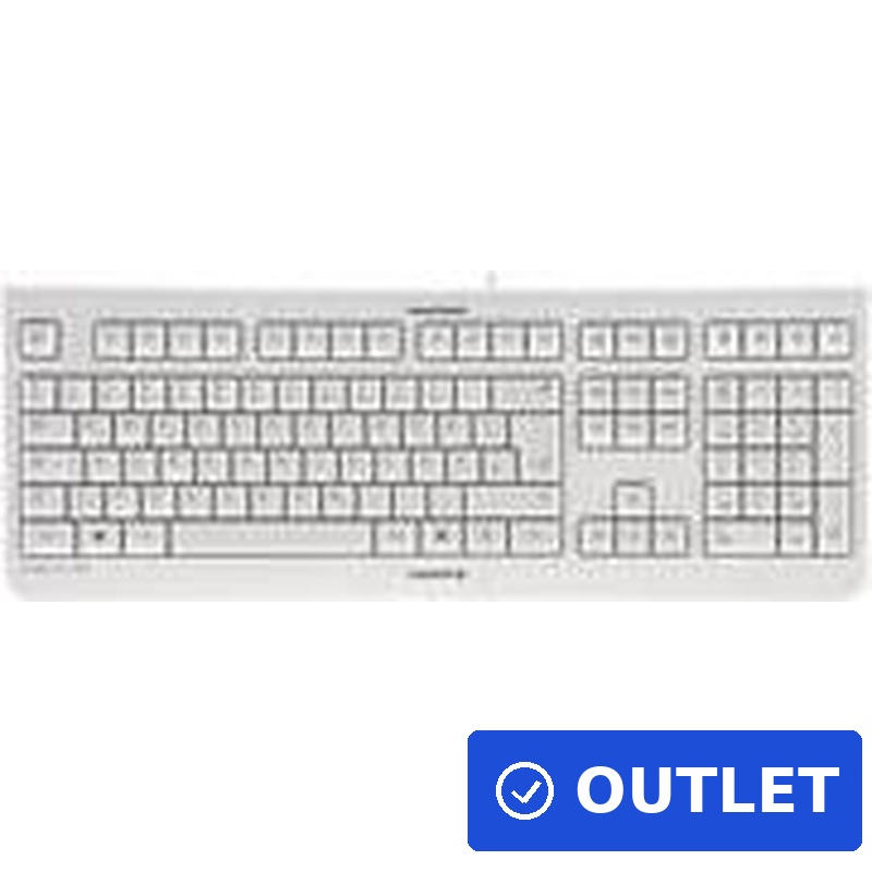 CHERRY KC1000 corded Keyboard USB ultraflat grey (FR) (JK-0800FR-0) (geöffnet)