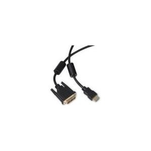 shiverpeaks BASIC-S HDMI - DVI-D 18+1 Kabel, Länge: 2,0 m 19 Pol HDMI-Stecker auf 18+1 DVI-D Stecker, vergoldete Kon- (BS77482-RE)