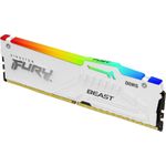 Kingston Technology FURY Beast 16GB 6400MT/s DDR5 CL32 DIMM White RGB EXPO (KF564C32BWEA-16)