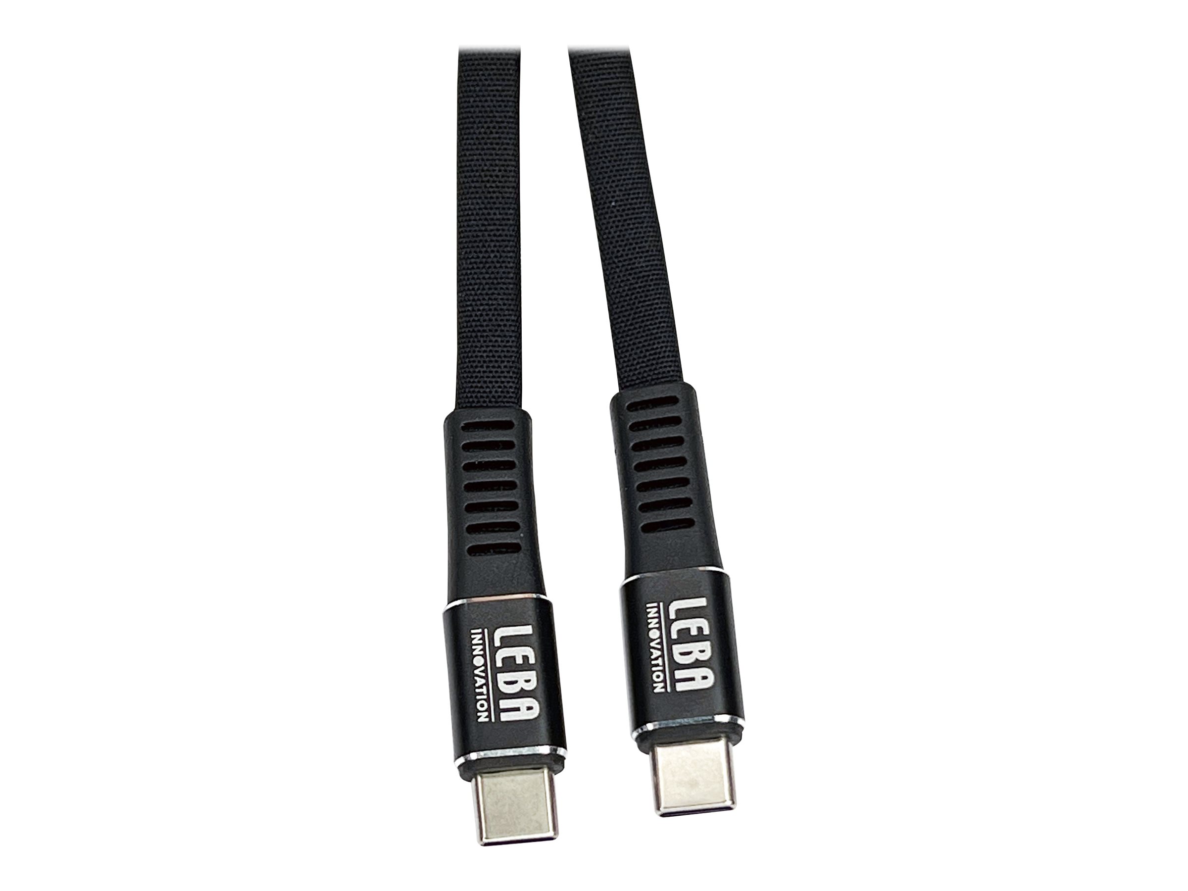 Leba NoteCable USB-C Kabel 1,2 m 100 W Schwarz