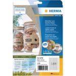 HERMA Etiketten aus Silphie-Papier, 25,4 x 16 mm, naturbraun selbstklebend, permanent haftend, bedruckbar, - 1 Stück (10750)