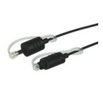 Wentronic Goobay Lichtwellenleiterkabel, 2 m - Toslinkstecker > 3,5 mm mini Stecker ø 2,2 mm (51225)