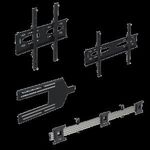 Ergonomic Solutions Feste Wandhalterung für Bildschirme von 32' bis 65' (VESA 200 bis VESA 400) ? Feste Wandhalterung für einen einzelnen Bildschirm? Einfaches Einhängen des Bildschirms zur Montage? Unterstützt VESA 200x200, 200x300, 200x400, 300x200, 300x300, 300x400, 400x200, 400x300 und 400x400? Tragfähigkeit: 80?kg? Abstand zur Wand beträgt nur 3?cm? Inklusive Befestigung zur Sicherung des Bildschirms an der Unterseite? Farbe: Schwarz (SPDS544FP)