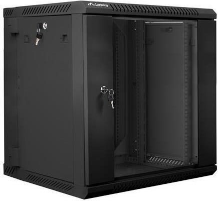 Lanberg WF01-6609-10B 19" Wandschrank 9U 600x600 Schwarz