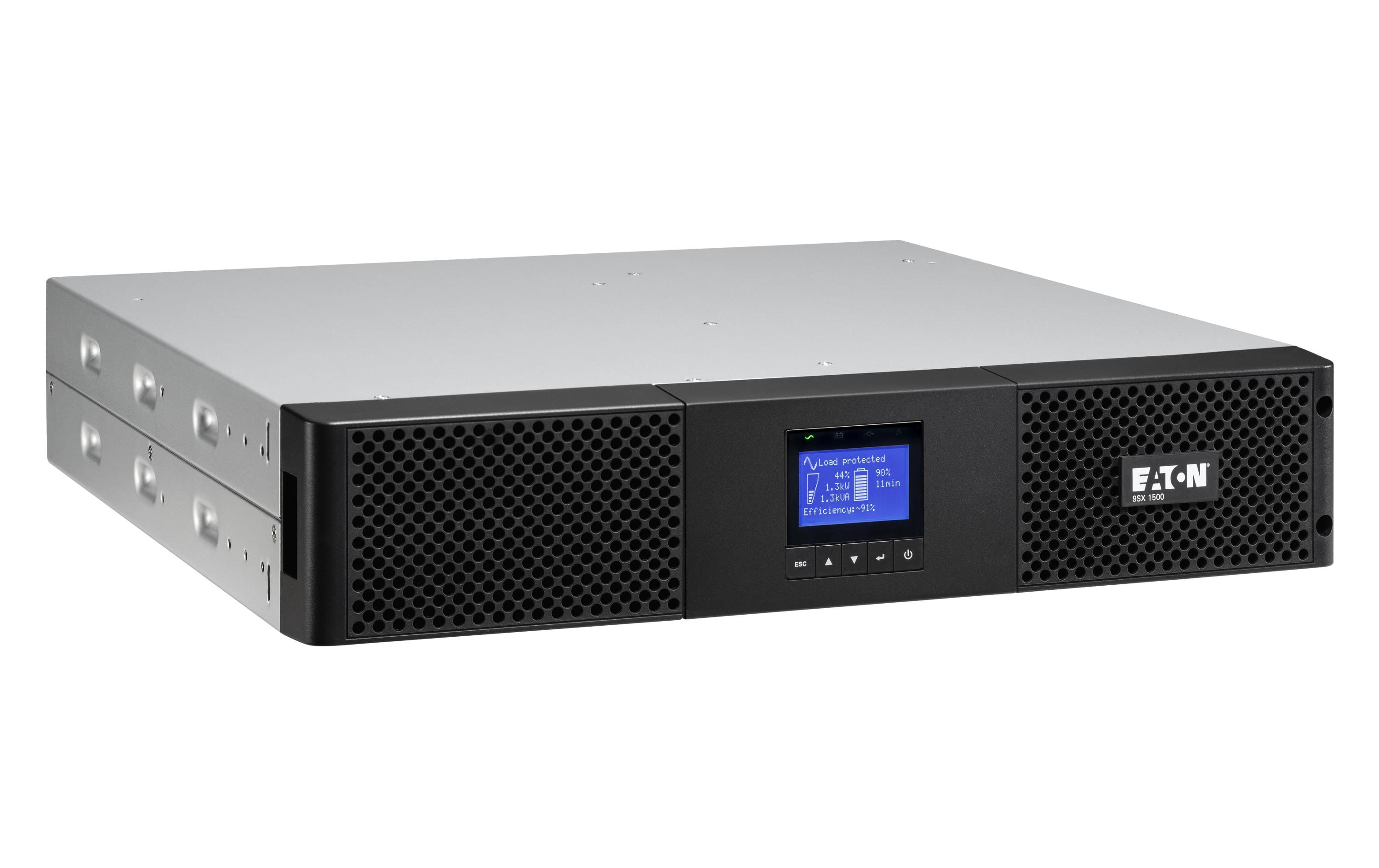Eaton 9SX 9SX1000IR 1000 VA 900 W Rack USV Schwarz