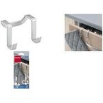 metaltex Doppelhaken Galileo, silbermetallic Material: Polytherm (350602039)