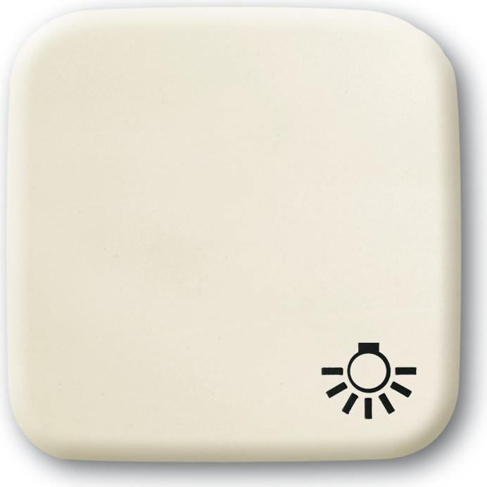 BUSCH-JAEGER Wippe Symbol Taster Licht 2520LI-212 Duro 2000 SI weiss 2520LI-212 (1731-0-0272)