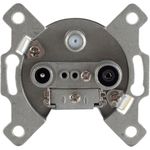 shiverpeaks ®-BASIC-S--Antennensteckdose, BK+SAT, Durchgang digi, Sonder., Rück., DC, 10 dB, 3-fach (BS83905-10)