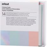 Cricut Cut-Away Cards Pastel S40 Kartenset Tulpenblau, Puder (2009484)