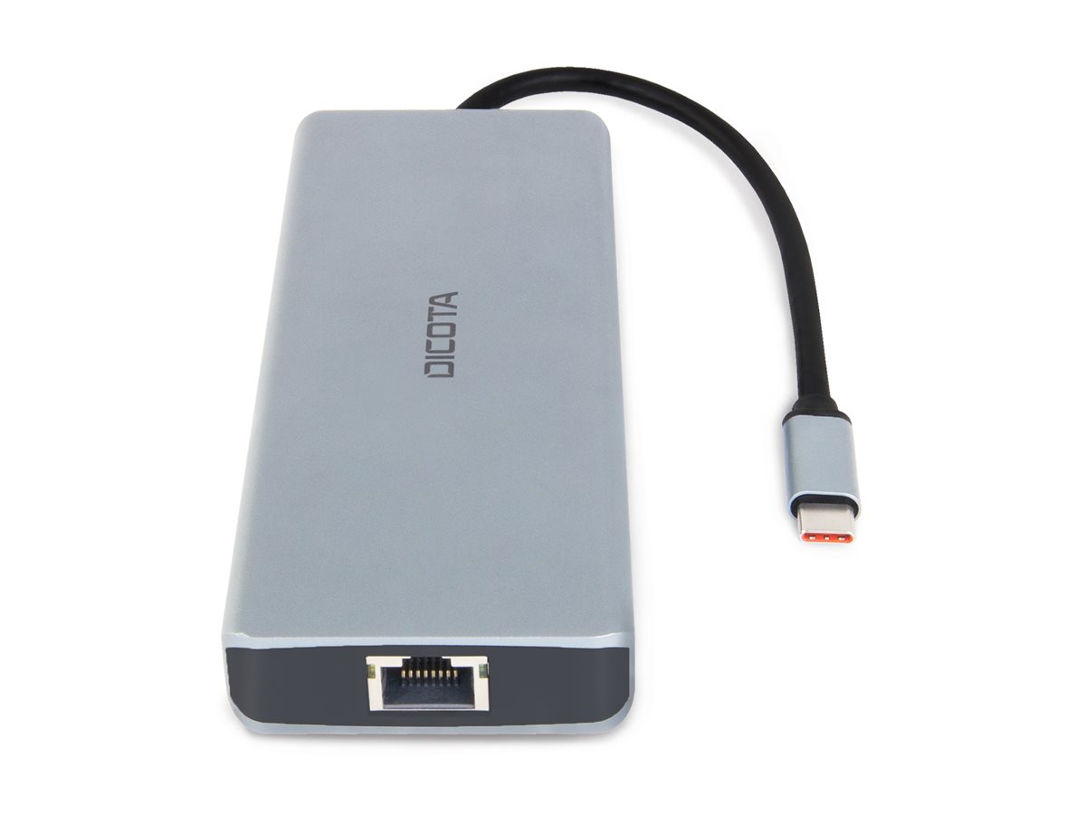 Dicota D32065 USB-C Dockingstation 13-in-1 Silber
