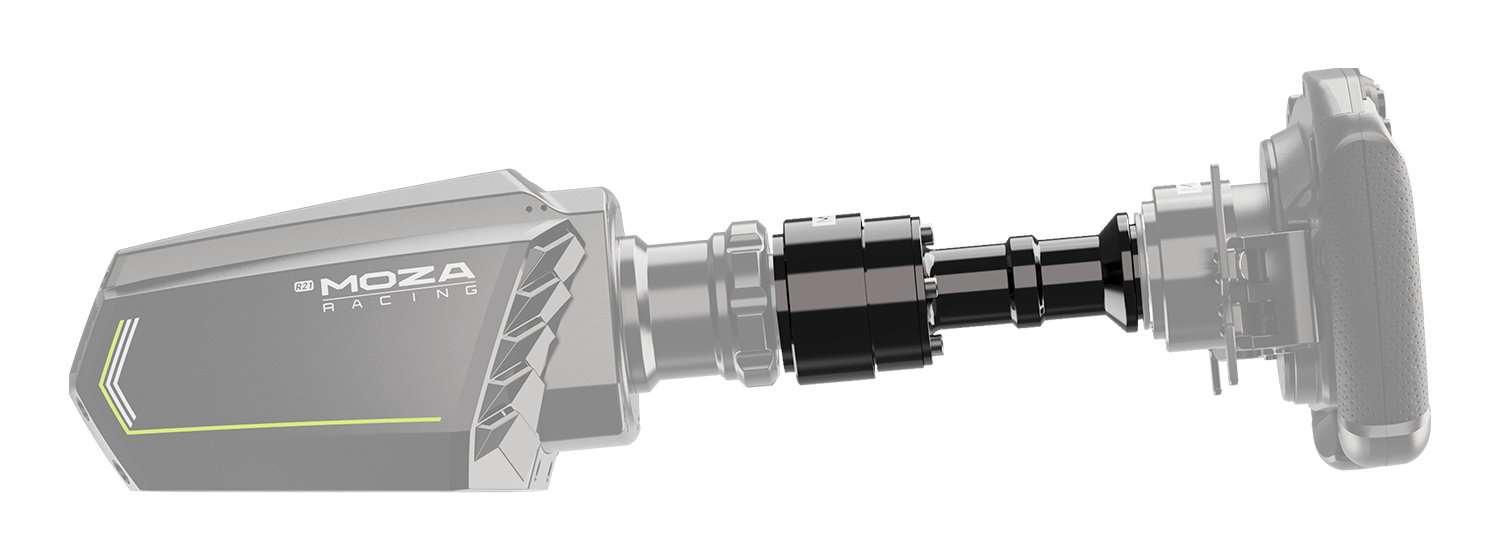Moza Racing MOZA RS061 Wheel Base Extension Rod 213 mm Schwarz