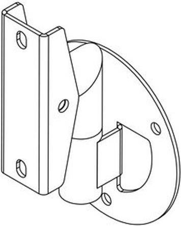 NEXO VNI-WB02 - Wandhalterung passend für Lautsprecher (Belastung max. 15,0 kg) (VNI-WB02)