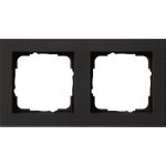 GIRA 021209 021209 Abdeckrahmen 2f E2 Schwarz m (21209)