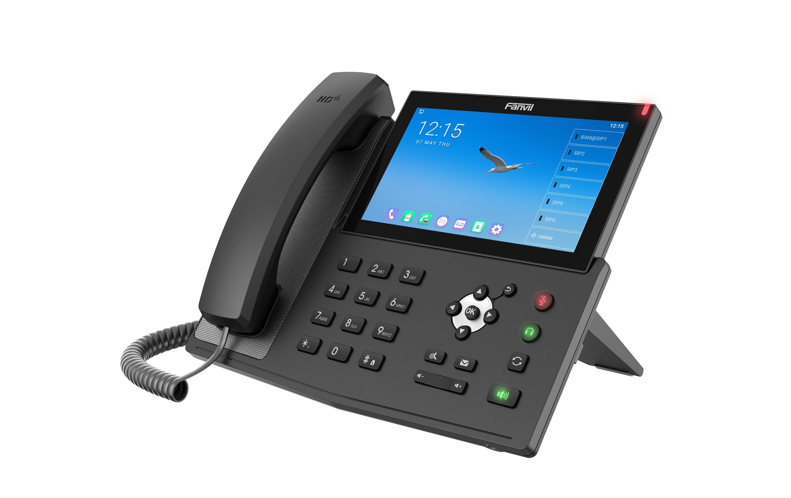 Fanvil X7A IP-Telefon 20 Zeilen Schwarz