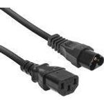 ACT Powercord C6 - C13 black 0.2 m (AK5247)