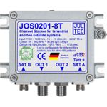 Jultec Einkabelumset. f.2 SAT JOS0201-8Tu.Terrestrik 2xGlasfaser FC/PC 8xRec. (JOS0201-8T)