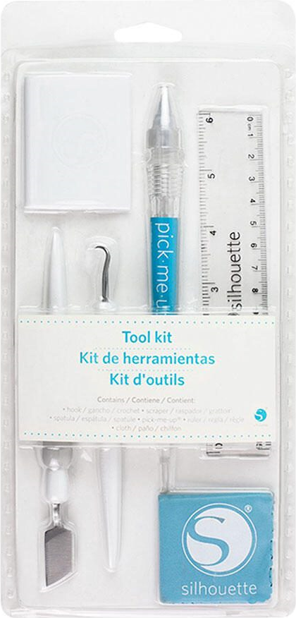 Silhouette TOOL-KIT. Material Messer: Metall, Materiallgriff: Kunststoff, Produktfarbe: Schwarz, Grau (TOOL-KIT)