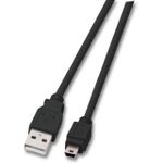 EFB-Elektronik USB2.0 Anschlusskabel A-Mini B (5polig),, St.-St., 0,5m, schwarz, Class Hersteller: EFB Elektronik (K5250SW.0,5V2)