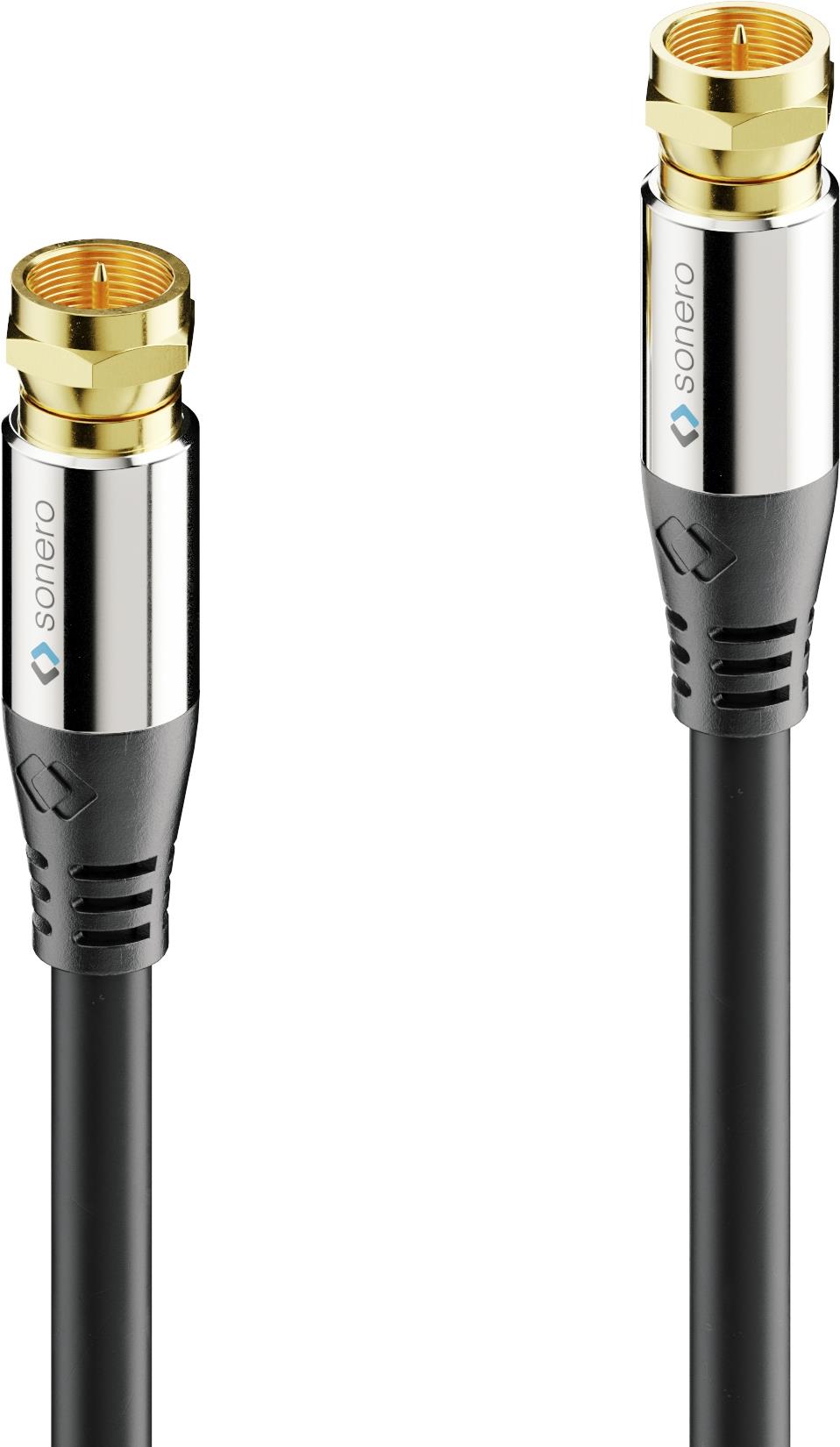 PURELINK Sonero Antennen-Kabel 7,5m S-SC000-075 Premium,F-Stecker auf F-Stecker