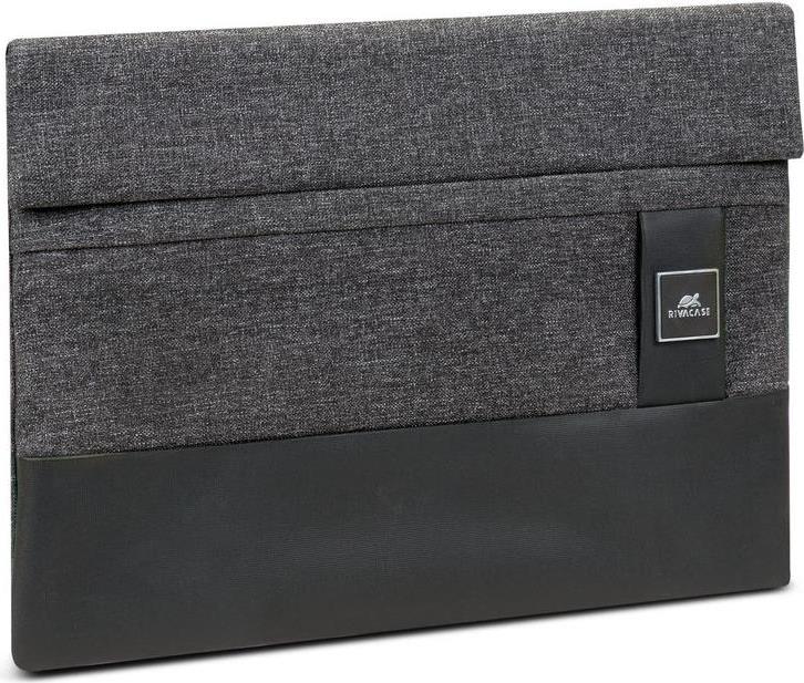 Rivacase 8802 Notebooktasche 33,8 cm (13.3" ) Schutzhülle Schwarz - Grau (8802 black mel.)