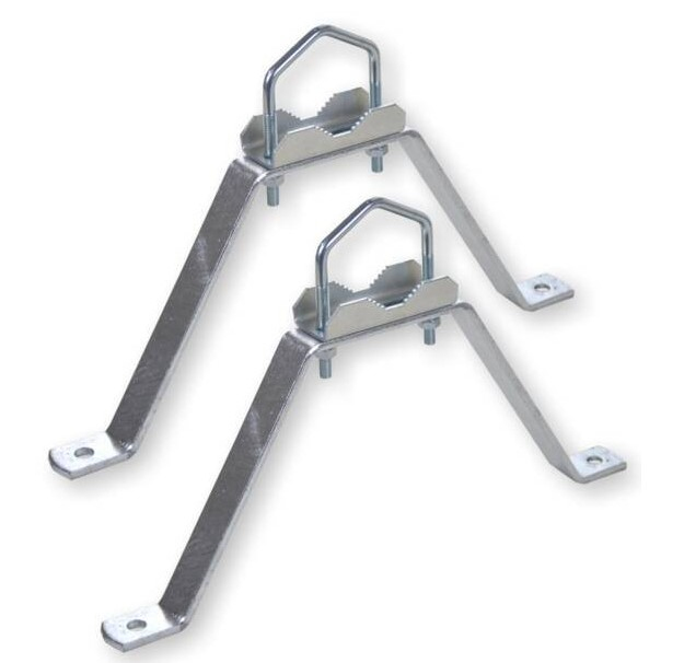 WEIß MHZ2060 Mauerhalterset Stahl 20 cm Weiß