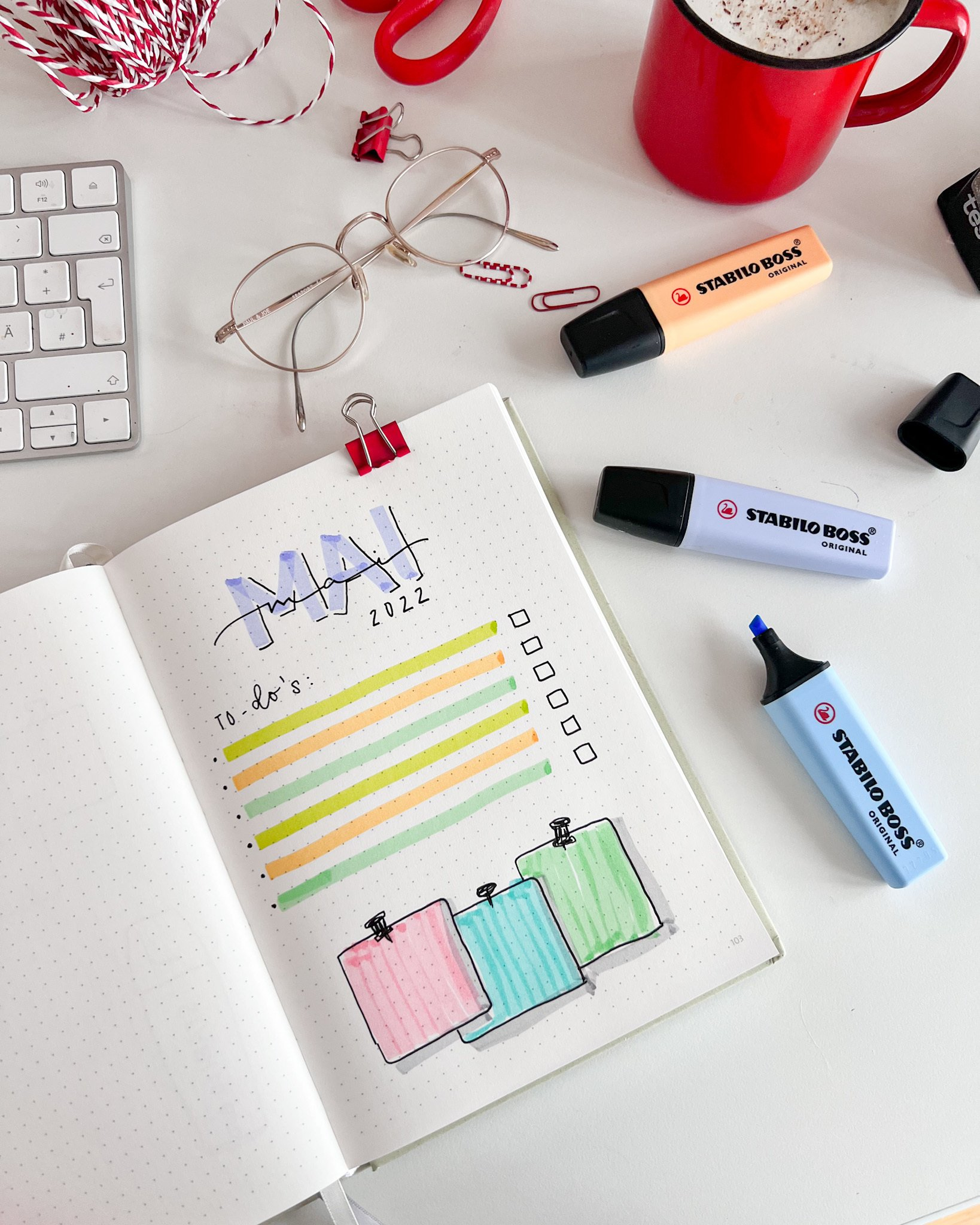 STABILO BOSS ORIGINAL Textmarker 2-5 mm Blau