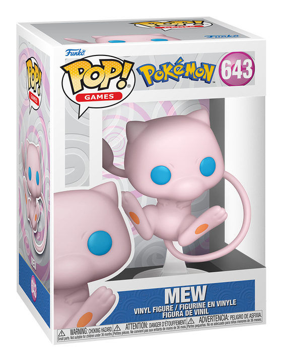 Funko Pop! Games Pokémon Mew #643 Sammelfigur Mehrfarbig