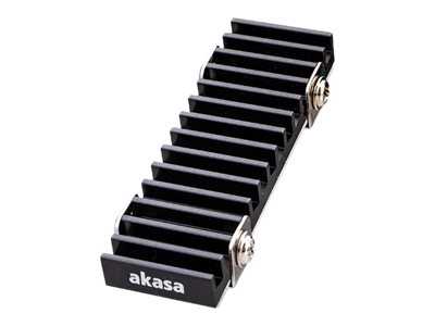 Akasa Gecko Pro SSD-Kühlkörper Aluminium Schwarz