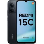 Xiaomi Redmi 15C Smartphone 256GB 4GB RAM 6,9" 50MP Dual-Kamera Midnight Black