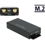 DeLOCK USB3.0 Converter for M.2 Key B module with SIM slot and enclosure (63172)