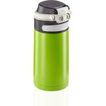 Leifheit 03249 Reisebecher 350 ml Schwarz, Grün Edelstahl (3249)