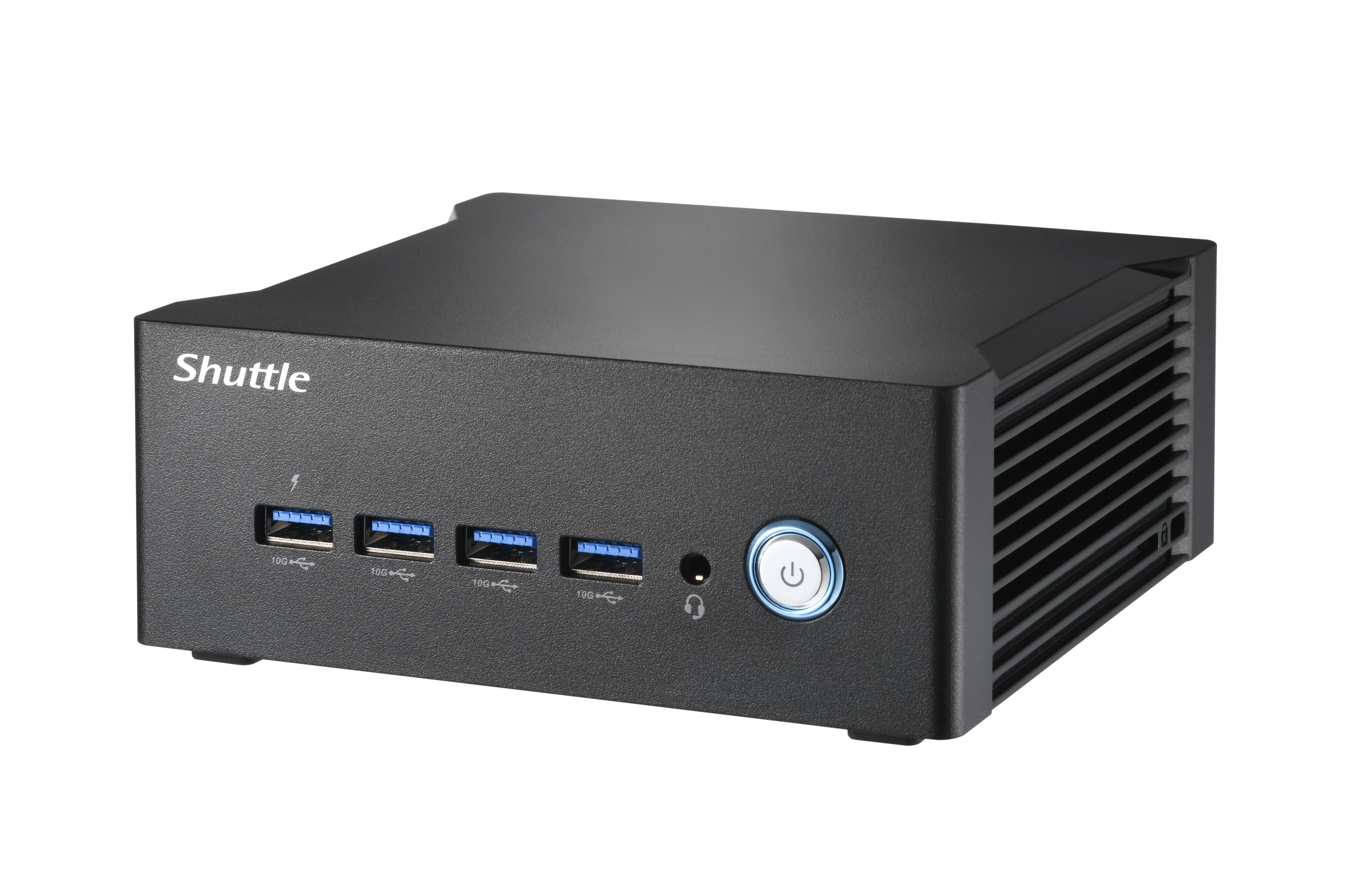 Shuttle XPC nano NA10H7 Barebone Mini-PC AMD Ryzen 7 8845HS Radeon 780M Schwarz