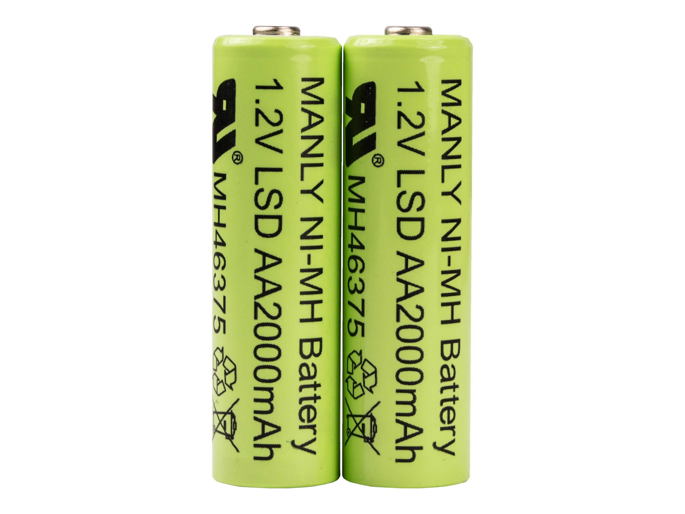 Socket Mobile AC4146-1904 NiMH Akku 2x AA 2000 mAh 1,2 V Schwarz, Grün