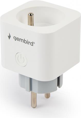 Gembird Smart Steckdose mit Stromverbrauchsmessung Weiß TSL-PS-F1M-01-W (TSL-PS-F1M-01-W)