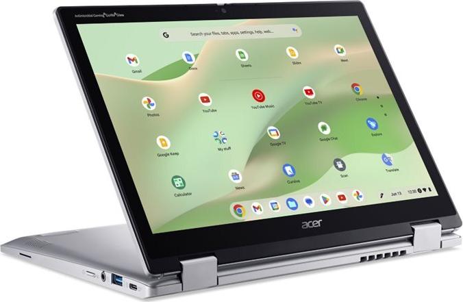 Acer Chromebook Spin 312 CP312-1HN 12.2" Intel N100 4 GB RAM 128 GB eMMC Glitzernd silberfarben