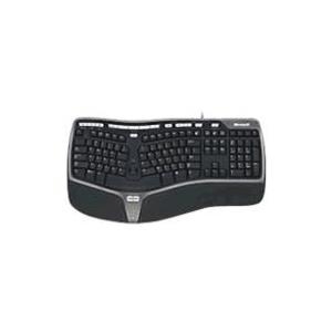 Microsoft Natural Ergonomic Keyboard 4000 Tastatur USB, 105 Tasten, ergonomisch, Tastaturlayout United States (QWERTY) (B2M-00006)