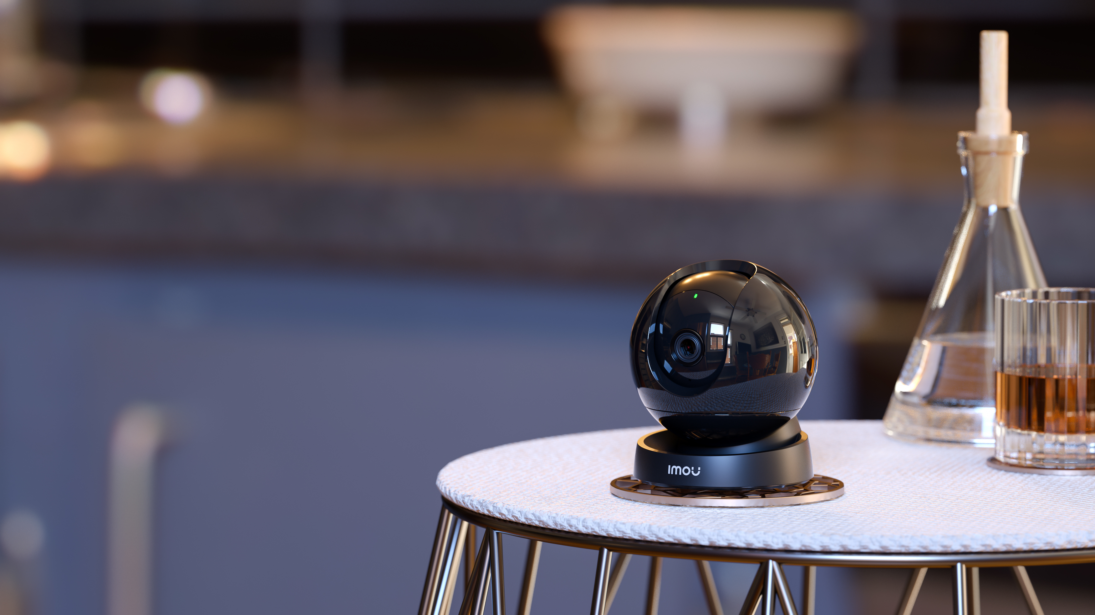 Imou Rex 3D 2K Netzwerkkamera 3 MP 2304 x 1296 H.265 Tag und Nacht Schwarz