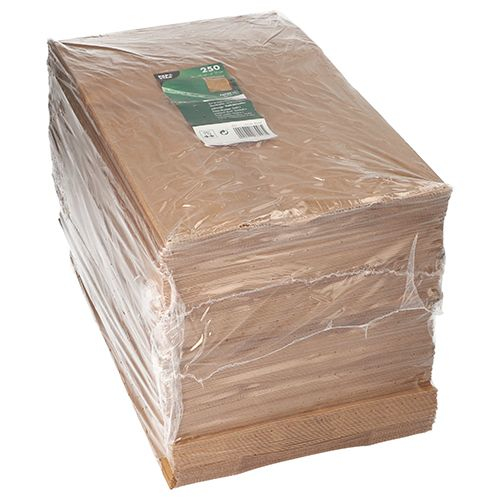 Papstar 88448 Blockbodenbeutel Kraftpapier 36 x 22 x 11 cm Braun